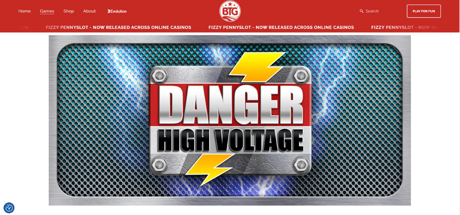 Danger High Voltage slot