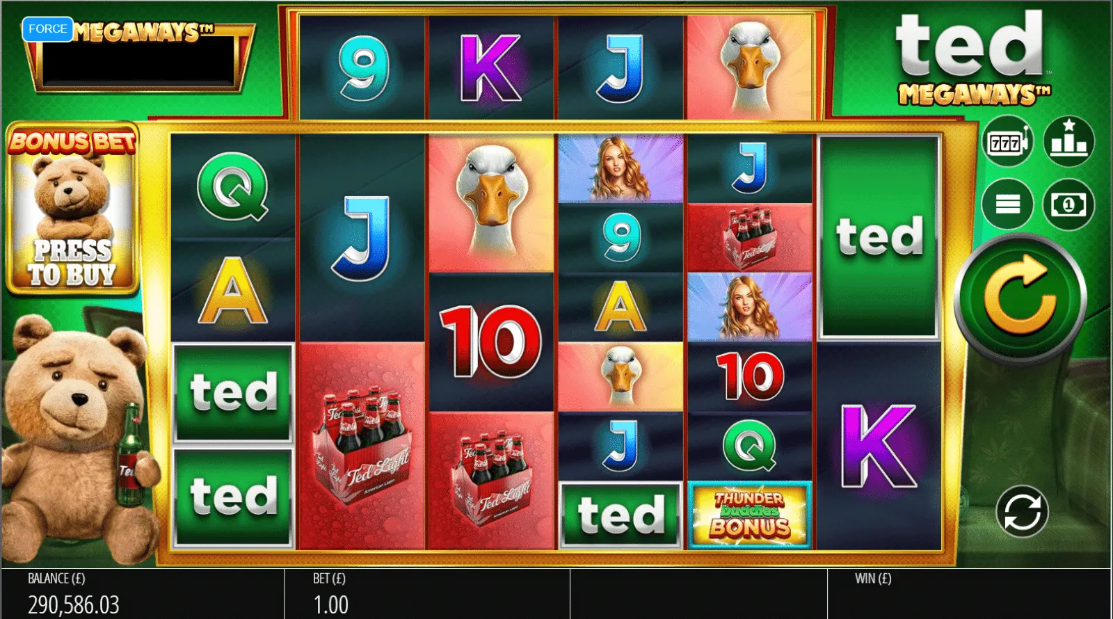 Ted Megaways slot