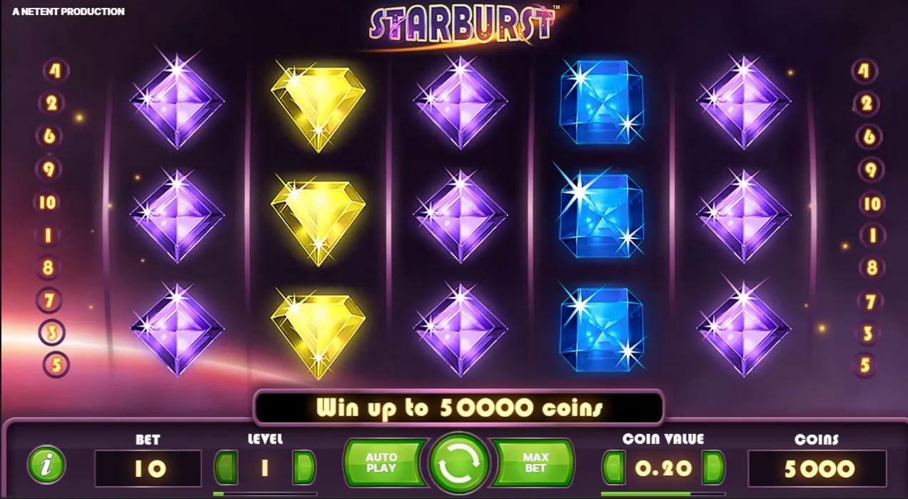 Starburst slot game